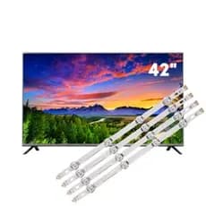 Kit 8 Backlight Barra Led 42lb5500 42lb5600 42lb5800 42lb6200 42lb6500 Luminoso Tv 42 Polegada Peça Reposição Televisão Luz Fundo