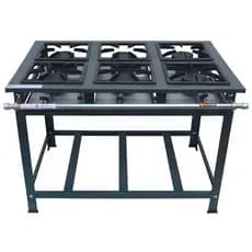 Fogão Industrial 6 Bocas Alta Pressão P7 Metalfour