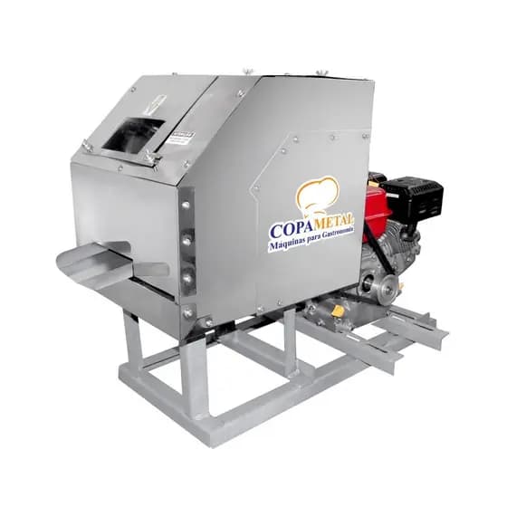 Engenho de Cana FC200 Rolo Inox com Motor Gasolina 5,5cv CopaMetal