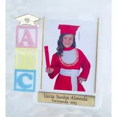 Kit porta de retratos formatura - 14 a 30 unidades - Formatura ABC personalizado - Formatura infantil