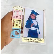 Porta Retrato Formatura ABC Infantil - UNIDADE - Personalizado | Lembrança Escolar