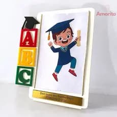 Porta Retrato Formatura ABC Infantil Personalizado | Lembrança Escolar