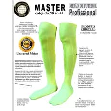 Meião  de Futebol Amarelo Limão - Profissional - Futsal- Adulto- Juvenil - Infantil