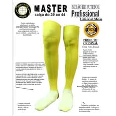 Meião Amarelo Canário - Futebol Futsal Profissional - ORIGINAL Universal Meias - Adulto - Juvenil - Infantil