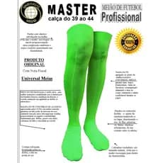 MEIÃO DE FUTEBOL VERDE LIMÃO FLÚOR - ADULTO- INFANTIL - JUVENIL- UNIVERSAL MEIAS ORIGINAL