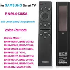 Para Novo Controle Remoto Solar Voz Samsung LED Smart TV USB-C Carregamento BN59-01385A
