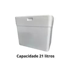 CAIXA TÉRMICA DE ISOPOR 21 LITROS 433 x 243 x 398