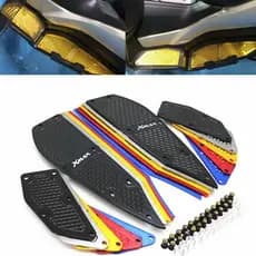 XMAX300 XMAX250 Premium Painel De Piso CNC Liga Alumínio Motocicleta Apoio Para Os Pés Pedais Yamaha