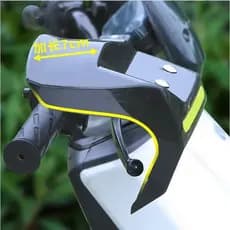 1 Par Protetor De Mão Da Motocicleta Escudo Moto Guiador Vento À Prova Dwaterproof Água Capa Proteção Com Fita Reflexiva