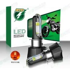 Último Farol LED Para Motocicleta 40W 2200LM Baixo/4000LM Feixe Alto Luz Diurna DRL Embutida 9-18V Ampla Tensão Universa