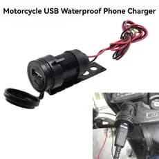 Carregador De Telefone À Prova D'água USB Para Motocicleta 12V-Acessório De Modificação De/Moto/Veículo Elétrico