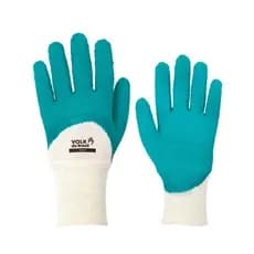 Luva Green Volk Emborrachada Corrugada Revestida Banho Latex