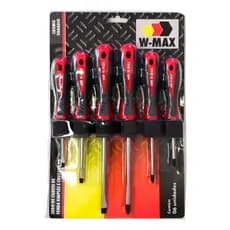 Kit 6 Chaves de Fenda/Philips W-max/Wurth Kit Ferramentas Profissionais de Precisao