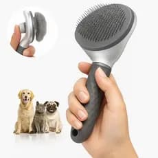 Escova Pet Caes Gato Pente Remove Tira Pelo Cachorro