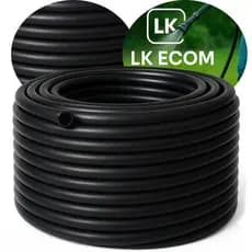 Mangueira Jardim Preta 50 Metros Flex Reforçada 3/4 2,5mm