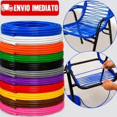 Fio de Enrolar Cadeira De Área Macarrão Espaguete Silicone Rolo 1KG