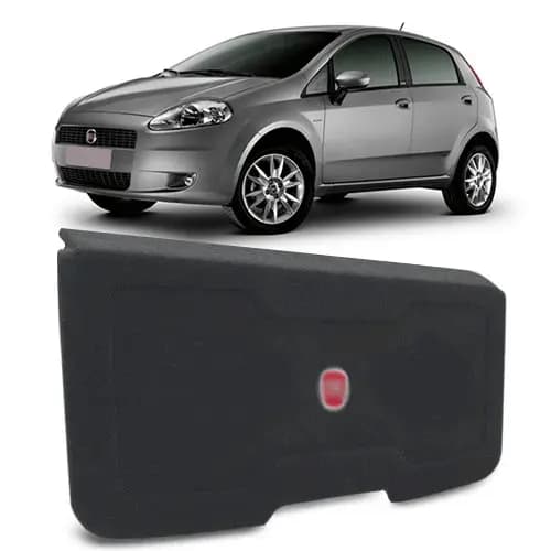 Tampão Porta Malas Fiat Punto 2007 a 2017 R-Acoustic Bagagito Carpete Grafite
