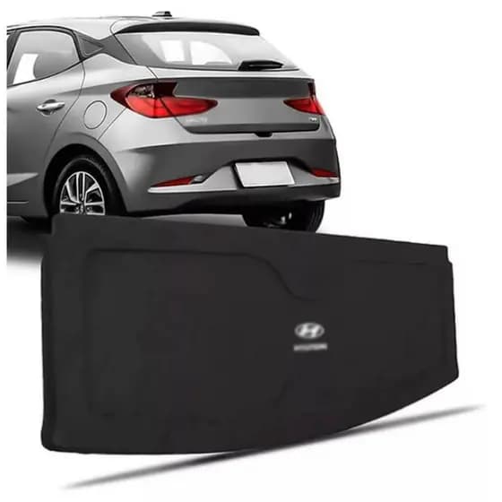 Tampão Porta Malas Hyundai HB20 2020 a 2024 R-Acoustic Bagagito Carpete Grafite