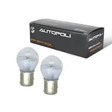 Lampada LED 2 Polos 3W 12V Bulbo Branca Autopoli Trava Reta Par