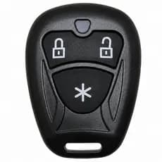Capa Carcaça Controle Remoto Alarme Automotivo 3 Botões Tr1
