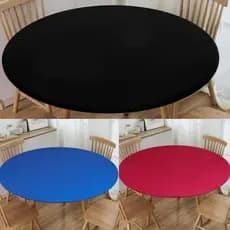 Capa De Mesa Redonda Em Tecido Helanca Malha Varias Cores 0,60 cm a 1,20 M Decorativa