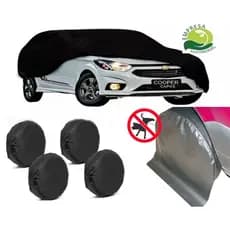 Capa Cobrir Carro 100% Couro + PNEU AUTOMOTIVO CHEVROLET CRUZE MONTANA ONIX CORSA SPIN PRISMA ASTRA