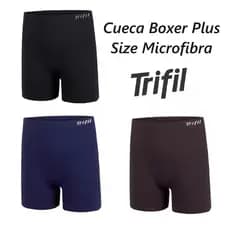 Cueca Boxer Plus Size Microfibra Ce4411
