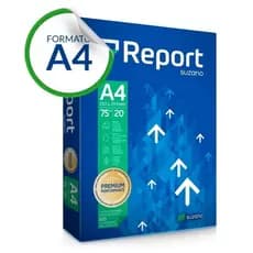 Papel Sulfite A4 75g Report Kit Resma de Papel 500 Folhas Branca Papel Sulfite Branco A4 para Impressora Impressão Copia