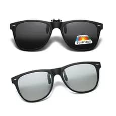Homens Fotocromático Polarizado Lente Flip Up Clip Em Óculos De Sol Pesca Tendências Mulheres Condução Com Clipes очки