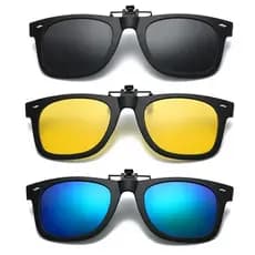 2026 Flip Up Clip Em Óculos De Sol Para Homens Condução Clipes De Pesca Feminino Anti-UVA UVB Polarizado Lente De Visão