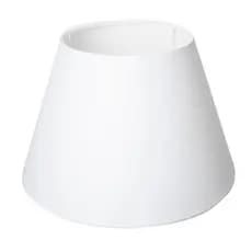 Cupula de Abajur luminária 19x16x28cm de Tecido Algodão Soquete Nacional E27 Ref 20A Cor bege Preto branco