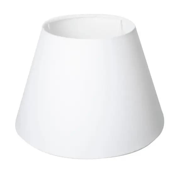 Cúpula Abajur luminaria 19x16x28cm Tecido Algodão Soquete Importado E27 Ref 20A Cor Bege Preta Branco
