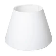 Cúpula Abajur luminaria 19x16x28cm Tecido Algodão Soquete Importado E27 Ref 20A Cor Bege Preta Branco