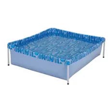 Piscina Estrutural Retangular 400 Litros 33 x 1,06 x 1,15m PVC Azul 1000 MOR