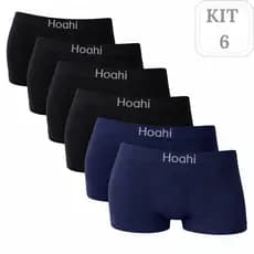 Kit 6 Cuecas Boxer Poliamida Premium  -  Hoahi