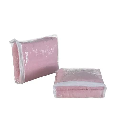 Kit 2 Saco Embalagem Organizador 22x30x4 Pvc Transparente com Zíper