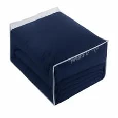 Kit 10 Organizador Enxoval com Zíper Para Edredom e Coberta GG Pvc
