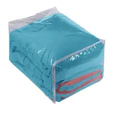 Kit 20 Organizador Enxoval com Zíper Para Edredom e Coberta GG Pvc Guarda-Roupa