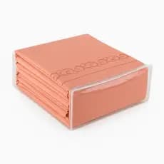 Kit 5 Saco Embalagem Organizador Para Cobreleito com Zíper Pvc Multiuso