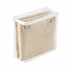 Kit 15 Saco Embalagem Organizador 34x40x06 Pvc Transparente com Zíper Guarda-Roupa