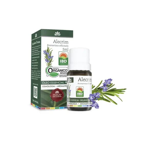 Oleo Essencial Alecrim Para Queda de Cabelo