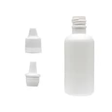 5 Conta Gotas Frasco Plastico  Tampa Com Lacre E Batoque - 30ml