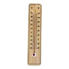 Termômetro Ambiente Parede Madeira Sauna Sitio Casa 15cm