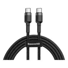 Cabo Turbo Tipo-C 60w iPhone 15 16 e Android  Baseus 1 metro Ultra Resistente