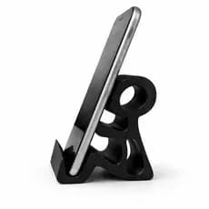 Suporte Universal para Celular Preto Apoio Ideal para Mesa de Escritório Impresso em 3D
