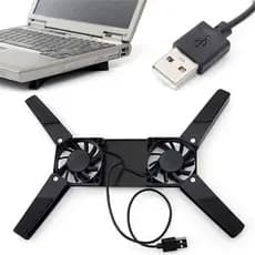 Base Cooler  Dobrável para Notebook Cor Preto