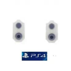 2 borrachas condutivas L1 L2 R1 R2 para controle de PS4 compatível com todos os modelos