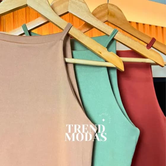 Regata Blusinha Feminina Alcinha Fina Suplex Duplo Blogueira Tendencia