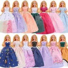 Vestido de Boneca de 30cm, Vestido de Noiva com tudo incluído, Brinquedos de Casa para Meninas,Menina presente