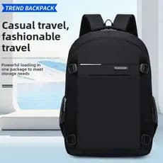 Mochila Masculina Impermeável com Design Moderno, Mochilas de Viagem para Meninos, Mochilas para Laptop de Grande Capaci